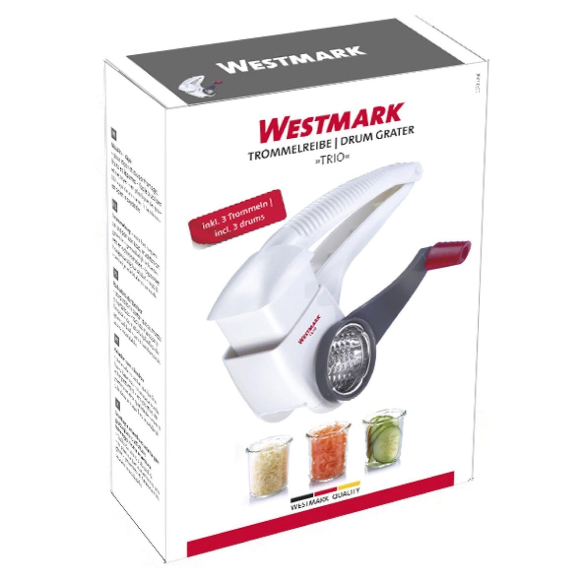 Westmark drum grater trio drum grater trio