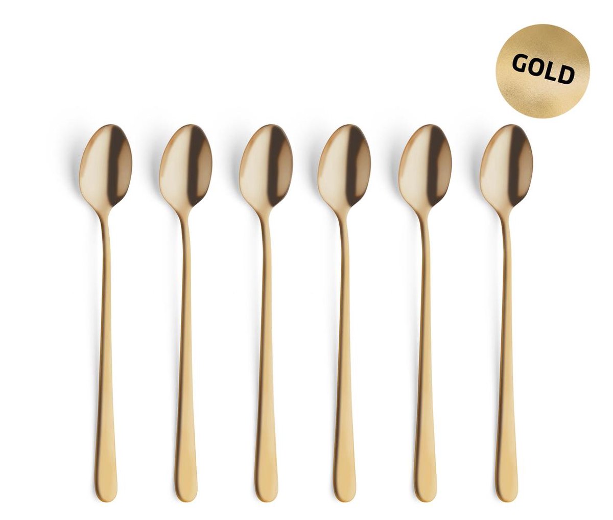 Amefa austin vintage gold - 6 sorbet spoons