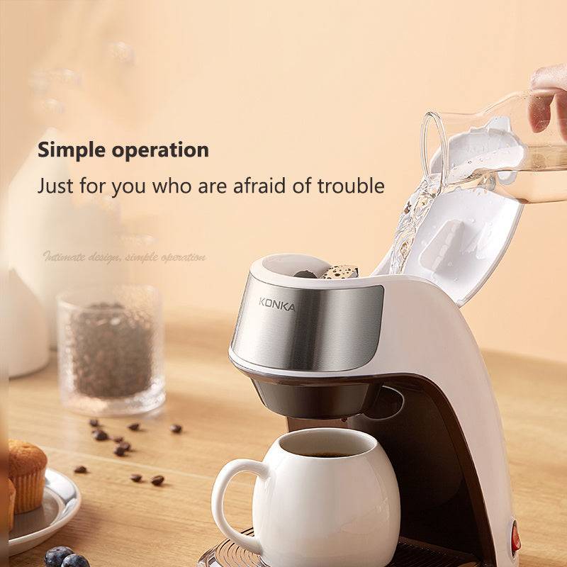 Compact Automatic Coffee Maker – Small Home & Office | Free Ceramic Cup Included-4