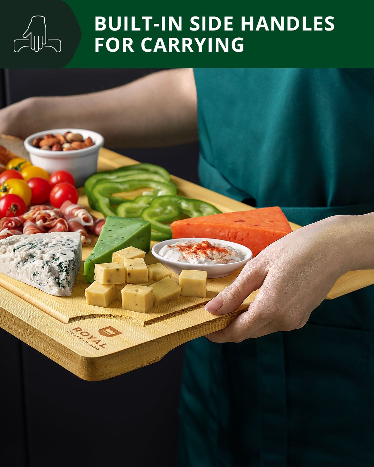 Cutting Board Set of 4, Bamboo