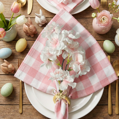 Tiemi Cherry Blossom Branch Napkin Rings – Set of 4 | Maison Charlô
