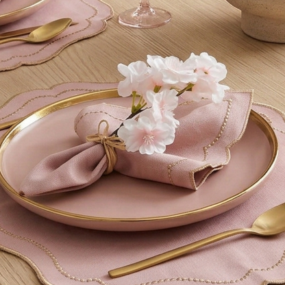 Tiemi Cherry Blossom Branch Napkin Rings – Set of 4 | Maison Charlô