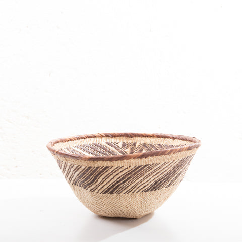 Tonga Pattern Bowl Basket | Deep