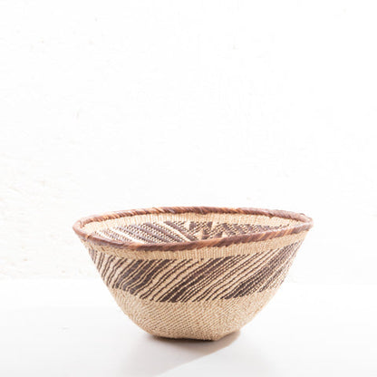 Tonga Pattern Bowl Basket | Deep