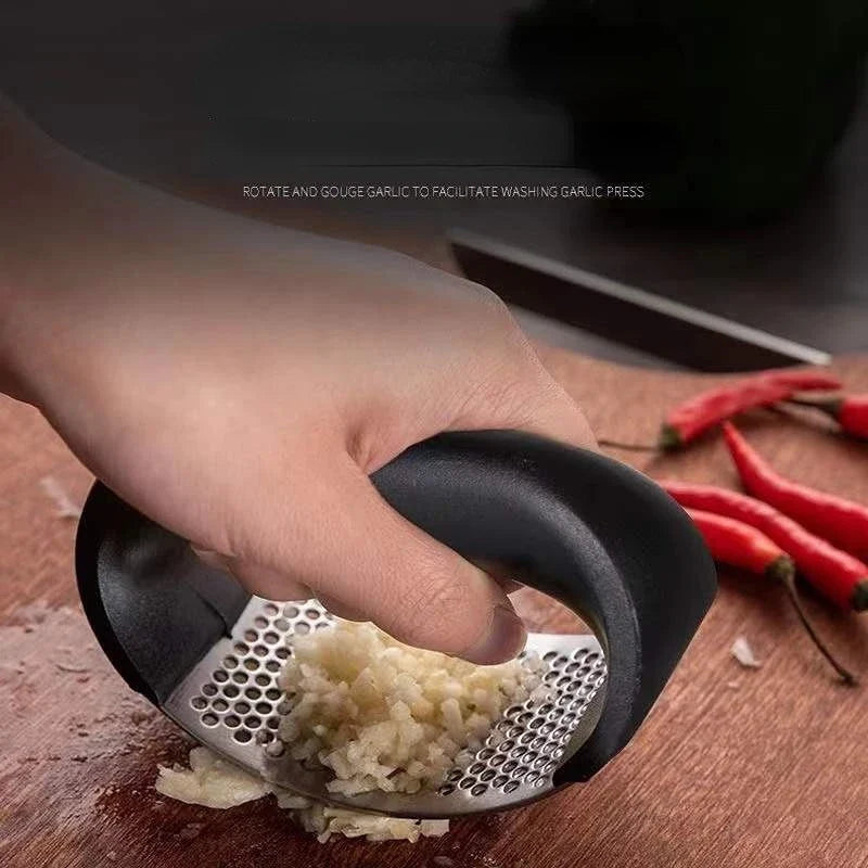 NNEOBA Garlic Press Crusher – Effortless Garlic Mincer