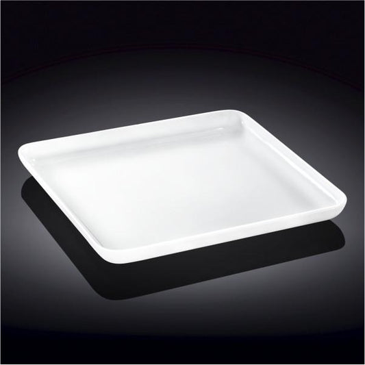 Set Of 3 Large White Square Dish 12" inch X 12" inch |