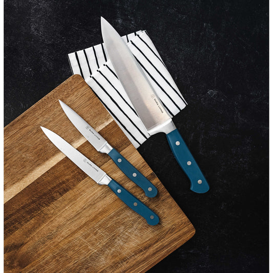 Superior 3-Piece Kitchen Knife Set – Royal Blue