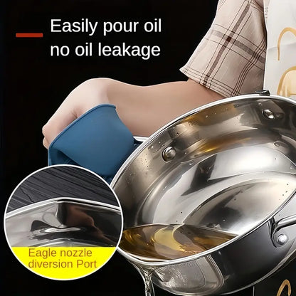 Stainless Steel Deep Fryer with Temperature Control and Oil Drop Filter Rack