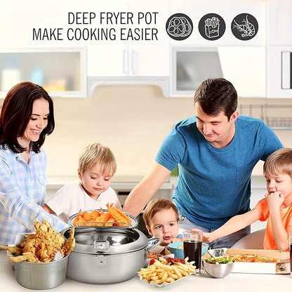 Tempura Fryer Pan with Thermometer