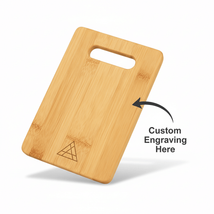 personalized bamboo bar cutting board with Personalized Engraving